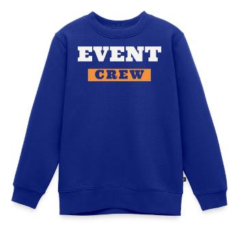 Event Crew Staff Team Veranstaltung Helfer Ordner - Kinder Premium Organic Sweatshirt - Royalblau - Vorne - AI Model Kid Female (0cm)