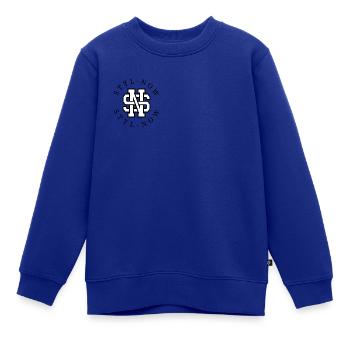 STYL-NOW Logo - Kinder Premium Organic Sweatshirt - Royalblau - Vorne - AI Model Kid Female (0cm)