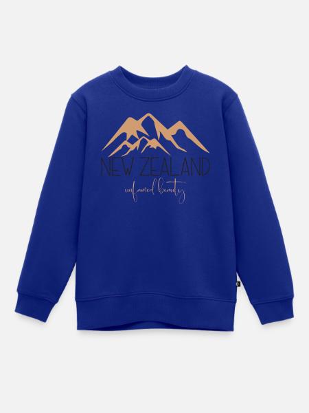 NEW ZEALAND unfamed beauty - Kinder Premium Organic Sweatshirt - Royalblau