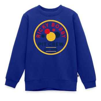 Ricky Bobby Pit Crew - Kinder Premium Organic Sweatshirt - Royalblau - Vorne - AI Model Kid Female (0cm)