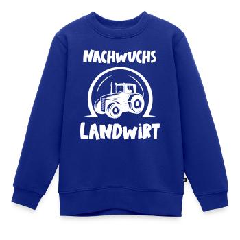 Nachwuchs Landwirt Baby Nachwuchs Landwirtschaft - Kinder Premium Organic Sweatshirt - Royalblau - Vorne - AI Model Kid Female (0cm)