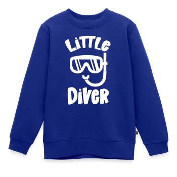 Nachwuchs Taucher Nachwuchs Taucherin Baby Tauchen - Kinder Premium Organic Sweatshirt - Royalblau - Vorne - AI Model Kid Female (0cm)