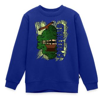 Spreewald - Boot - Kinder Premium Organic Sweatshirt - Royalblau - Vorne - AI Model Kid Female (0cm)