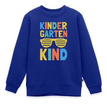 Kindergartenkind Kindergarten Kindergartenstart - Kinder Premium Organic Sweatshirt - Royalblau - Vorne - AI Model Kid Female (0cm)