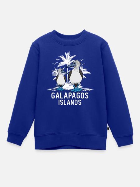 Boobies Seevögel Blau-Fuß-Booby-Vogel - Kinder Premium Organic Sweatshirt - Royalblau