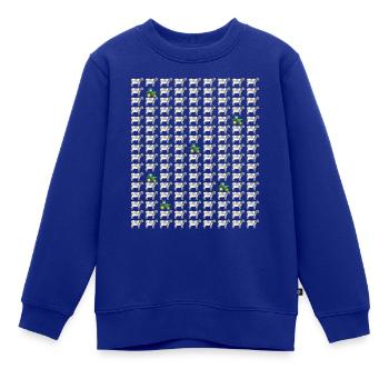 Bauer Traktor Zucht Landwirtschaft - Kinder Premium Organic Sweatshirt - Royalblau - Vorne - AI Model Kid Female (0cm)