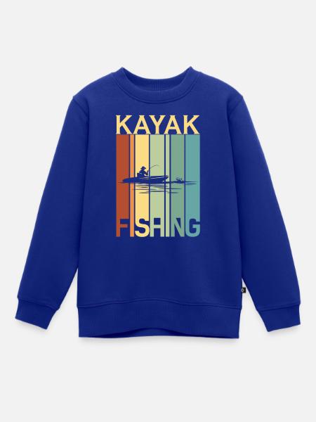 Fischer Fischen Angeln Angel Angler Fische Fisch - Kinder Premium Organic Sweatshirt - Royalblau