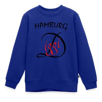 Hamburg Hafenstadt Perle - Kinder Premium Organic Sweatshirt - Royalblau - Vorne - AI Model Kid Female (0cm)