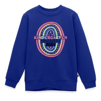 Kindergarten Absolvent 2024 Regenbogen Einschulung - Kinder Premium Organic Sweatshirt - Royalblau - Vorne - AI Model Kid Female (0cm)