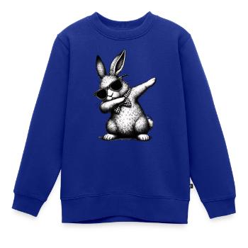 Floss Dance Bunny - Kinder Premium Organic Sweatshirt - Royalblau - Vorne - AI Model Kid Female (0cm)
