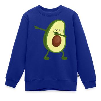 Dabbing Avocado - Dab Dance - Lustig - Cool -Trend - Kinder Premium Organic Sweatshirt - Royalblau - Vorne - AI Model Kid Female (0cm)