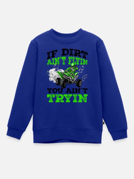 Quad - Kinder Premium Organic Sweatshirt - Royalblau