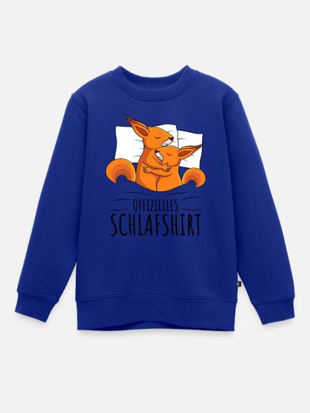Eichhörnchen - Kinder Premium Organic Sweatshirt - Royalblau