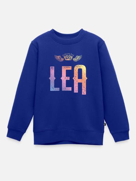Lea - Kinder Premium Organic Sweatshirt - Royalblau