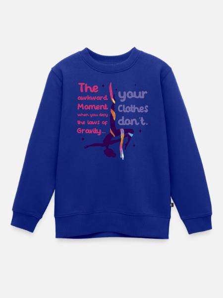 Süchtig Nach Seide - Lustige Luftseide - Kinder Premium Organic Sweatshirt - Royalblau
