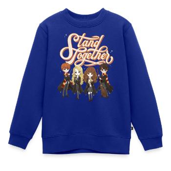 Harry Potter Animierte Charaktere Stand Together - Kinder Premium Organic Sweatshirt - Royalblau - Vorne - AI Model Kid Female (0cm)
