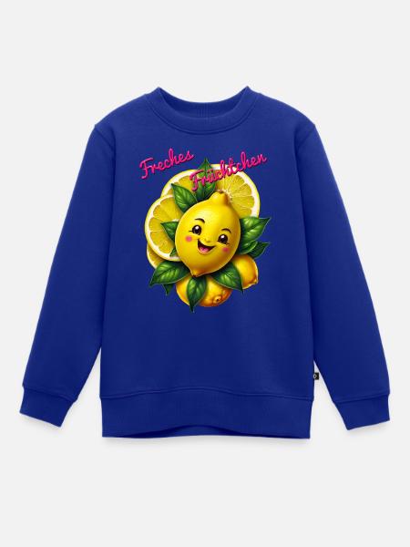 Freches Früchtchen - Kinder Premium Organic Sweatshirt - Royalblau