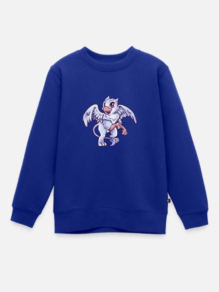 Kawaii Greif - Kinder Premium Organic Sweatshirt - Royalblau
