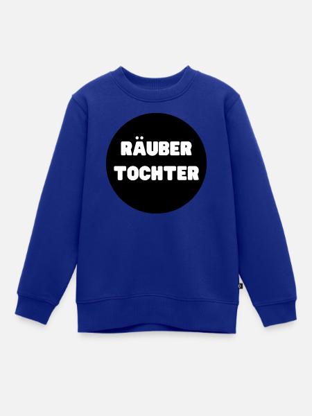 Räubertochter (rund) - Kinder Premium Organic Sweatshirt - Royalblau