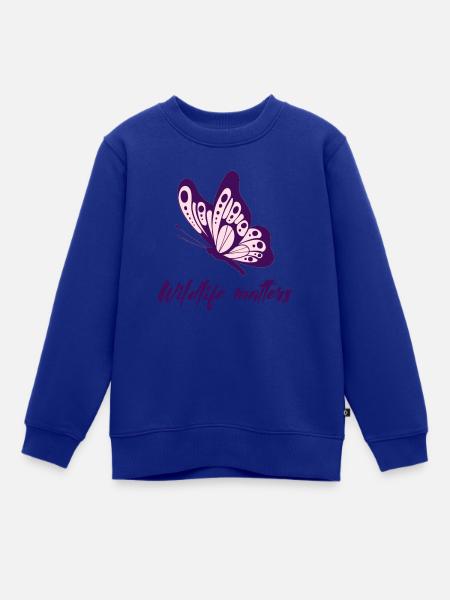 wildlife matters - Kinder Premium Organic Sweatshirt - Royalblau