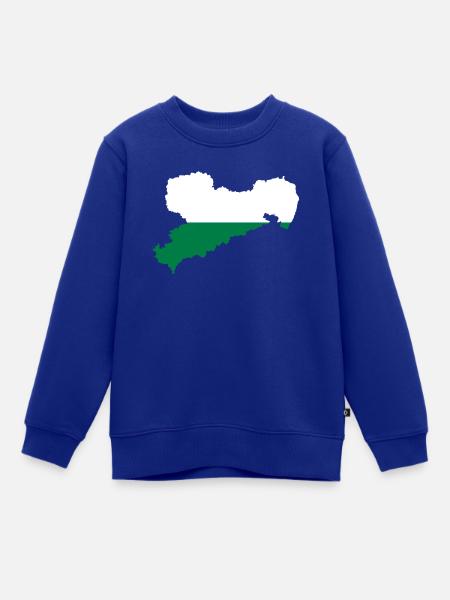 Sachsen - Kinder Premium Organic Sweatshirt - Royalblau
