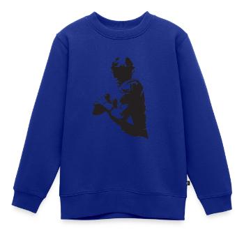 Football Quarterback - Geschenk - Kinder Premium Organic Sweatshirt - Royalblau - Vorne - AI Model Kid Female (0cm)