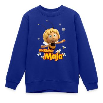 Die Biene Maja 3 Film Logo - Kinder Premium Organic Sweatshirt - Royalblau - Vorne - AI Model Kid Female (0cm)