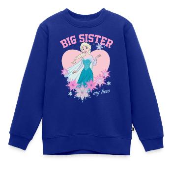 Frozen Big Sister My Hero Mit Elsa - Kinder Premium Organic Sweatshirt - Royalblau - Vorne - AI Model Kid Female (0cm)