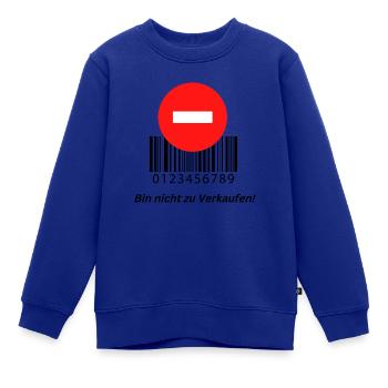 Babyspruch Babykleidung Kinderkleidung - Kinder Premium Organic Sweatshirt - Royalblau - Vorne - AI Model Kid Female (0cm)