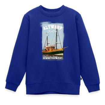 Altwarp Kutter Stettiner Haff - Kinder Premium Organic Sweatshirt - Royalblau - Vorne - AI Model Kid Female (0cm)