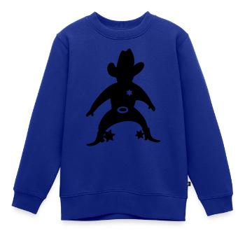 Sheriff - Kinder Premium Organic Sweatshirt - Royalblau - Vorne - AI Model Kid Female (0cm)