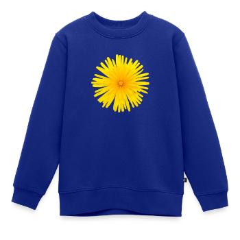 Loewenzahn - Kinder Premium Organic Sweatshirt - Royalblau - Vorne - AI Model Kid Female (0cm)