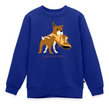 Sorry Not sorry - Kinder Premium Organic Sweatshirt - Royalblau - Vorne - AI Model Kid Female (0cm)