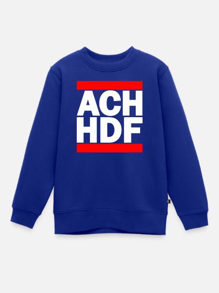 ACH HDF cooles Design - Kinder Premium Organic Sweatshirt - Royalblau