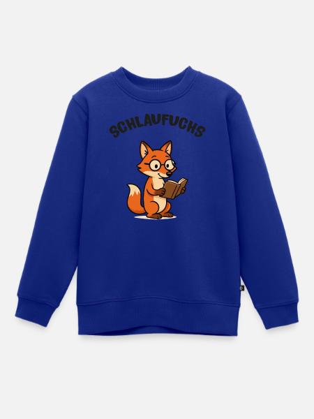 fuchs schlaufuchs - Kinder Premium Organic Sweatshirt - Royalblau