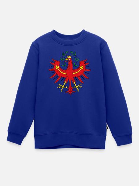Tirol, Tiroler Adler - Kinder Premium Organic Sweatshirt - Royalblau