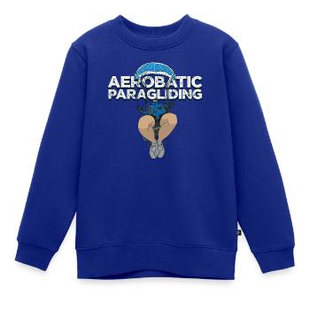 Aerobatic Paragliding white - Kinder Premium Organic Sweatshirt - Royalblau - Vorne - AI Model Kid Female (0cm)