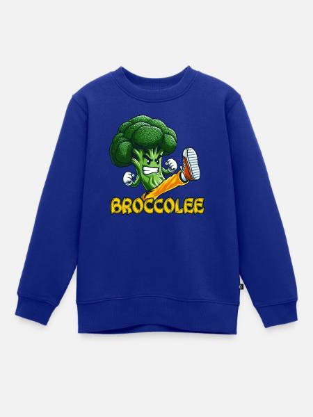 Brocco Lee - Kinder Premium Organic Sweatshirt - Royalblau