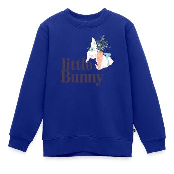 Kleiner Hase süßes Baby/Kindermotiv/Ostern - Kinder Premium Organic Sweatshirt - Royalblau - Vorne - AI Model Kid Female (0cm)