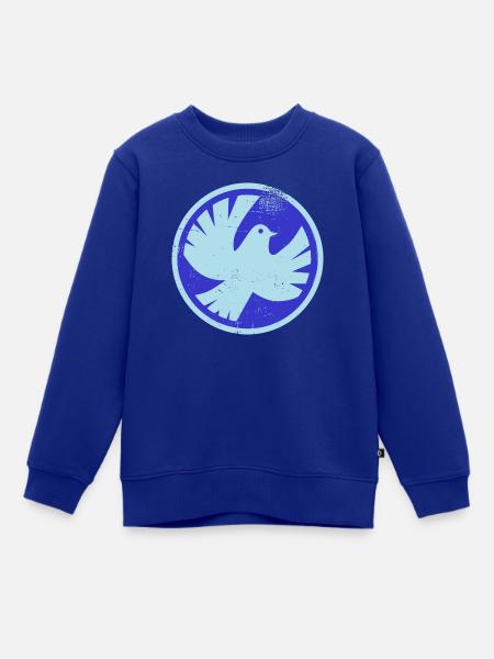 Friedenstaube - Kinder Premium Organic Sweatshirt - Royalblau