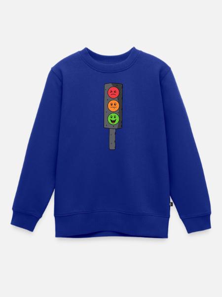 Ampel - Kinder Premium Organic Sweatshirt - Royalblau