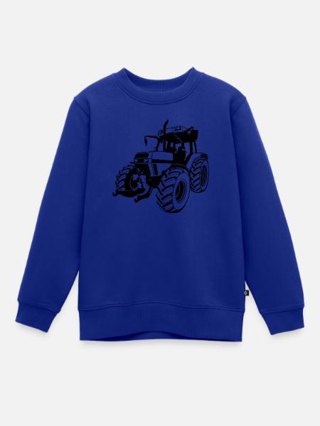 Trecker - Traktor - Landwirtschaft - Agrar - Kinder Premium Organic Sweatshirt - Royalblau