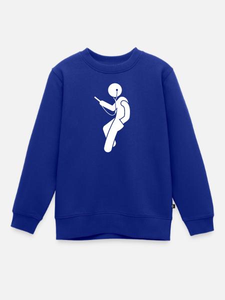 cooler Typ - Kinder Premium Organic Sweatshirt - Royalblau