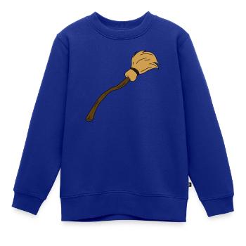 Hexenbesen - Kinder Premium Organic Sweatshirt - Royalblau - Vorne - AI Model Kid Female (0cm)