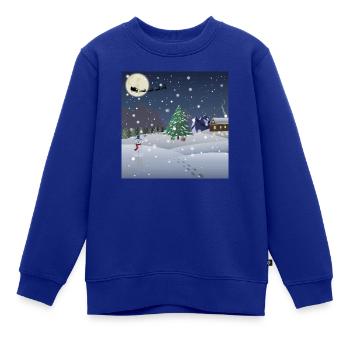 Heilige Illustration - Kinder Premium Organic Sweatshirt - Royalblau - Vorne - AI Model Kid Female (0cm)