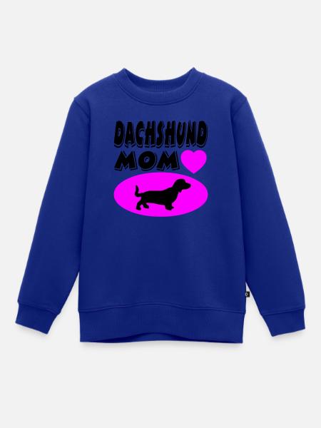 Dackel - Kinder Premium Organic Sweatshirt - Royalblau