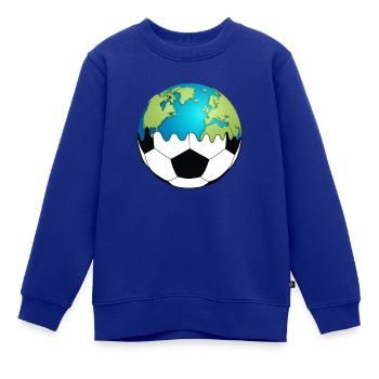 sport - Kinder Premium Organic Sweatshirt - Royalblau - Vorne - AI Model Kid Female (0cm)
