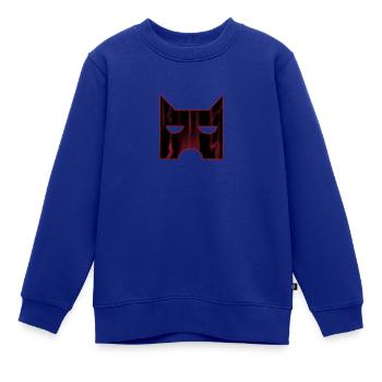 Schattenclan Shadowclan Firestar Feuerstern Katzen - Kinder Premium Organic Sweatshirt - Royalblau - Vorne - AI Model Kid Female (0cm)