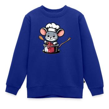 Die lustige Mausi Maus - Kinder Premium Organic Sweatshirt - Royalblau - Vorne - AI Model Kid Female (0cm)