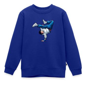 Breakdancer - Breakdance Fans - Kinder Premium Organic Sweatshirt - Royalblau - Vorne - AI Model Kid Female (0cm)